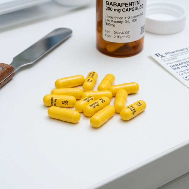 Gabapentin 300mg yellow capsules