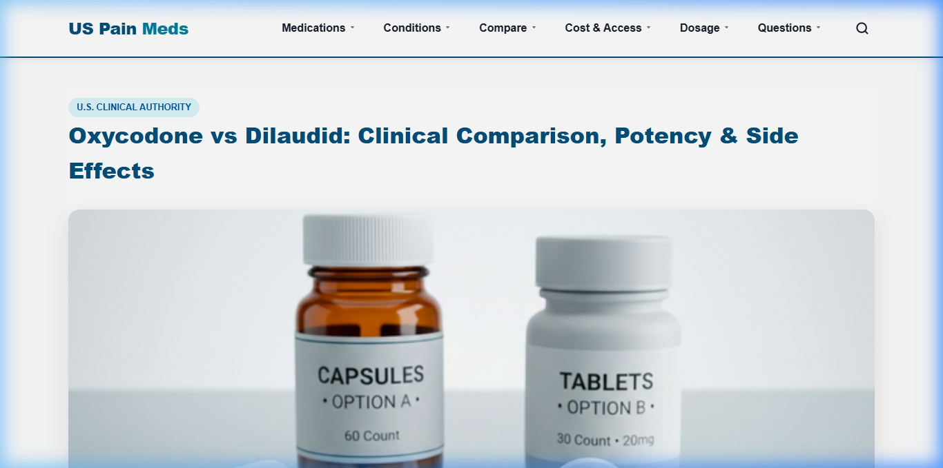 Oxycodone medication overview